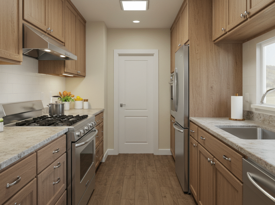 DIY Galley Kitchen